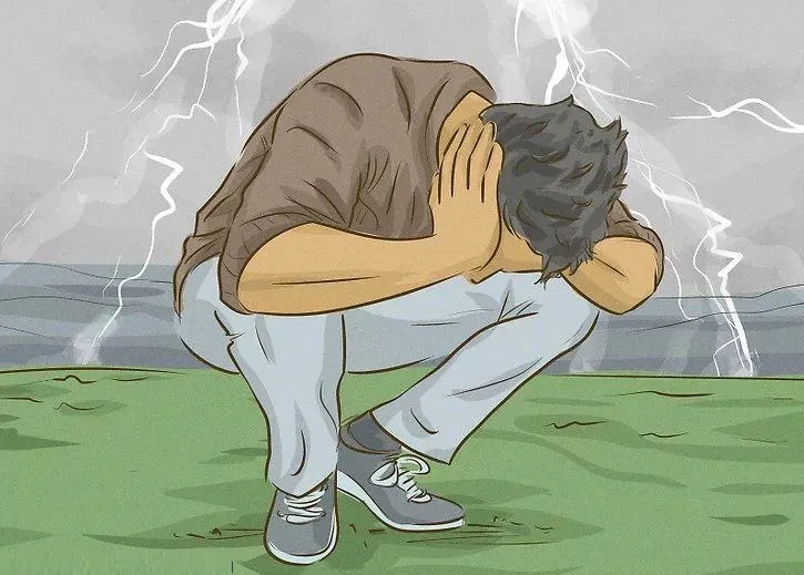 پناهگیری صحیح در صاعقه